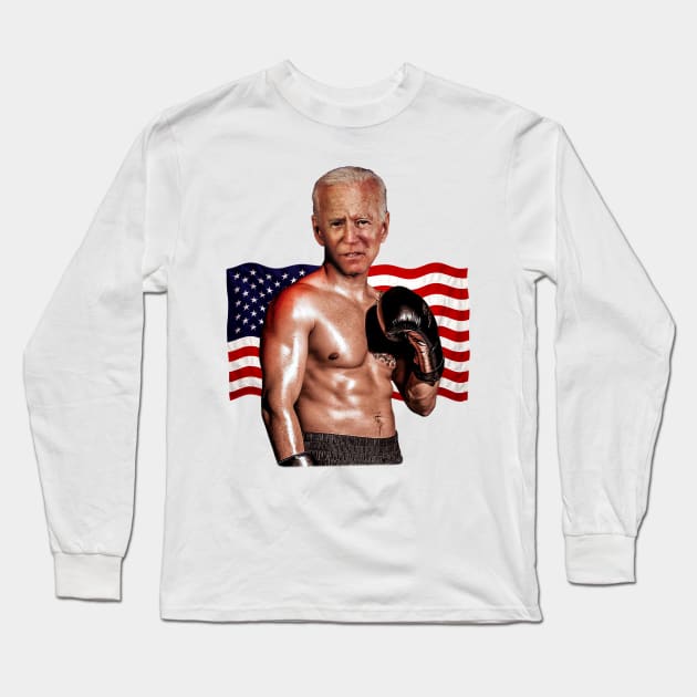 Joe Biden Long Sleeve T-Shirt by phatvo